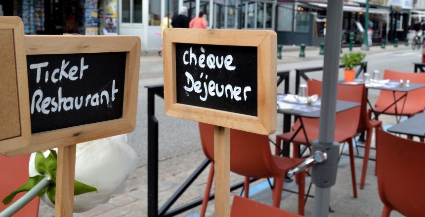 Ardoise chèque déjeuner